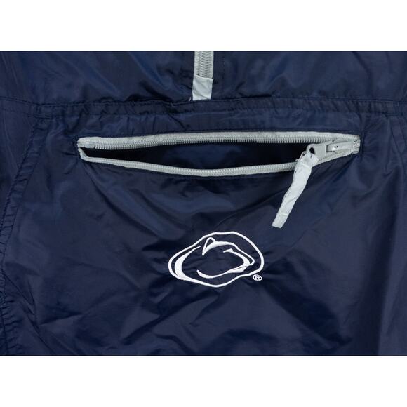Penn State Nittany Lions Windbreaker Jacket Womens XL Blue Hooded Adidas NCAA - Picture 7 of 15